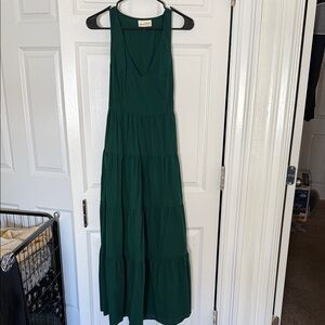 Emerald Green Maxi Dress Like New